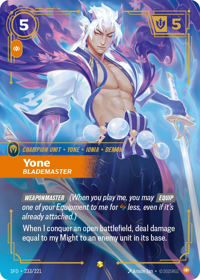 Riftbound Champion Unit: Yone – Blademaster