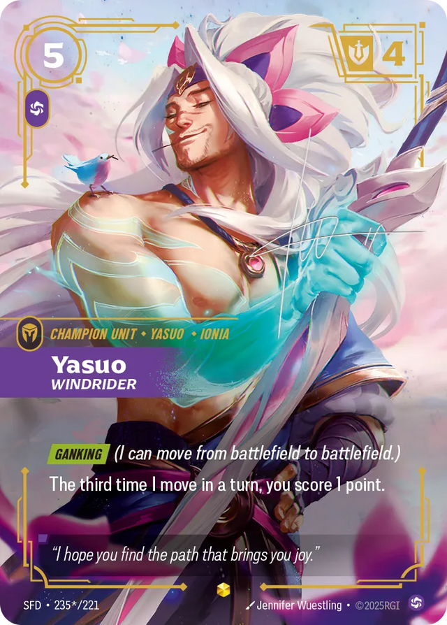 Riftbound Champion Unit: Yasuo – Windrider