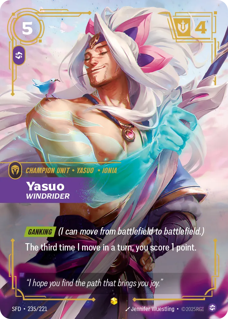 Riftbound Champion Unit: Yasuo – Windrider