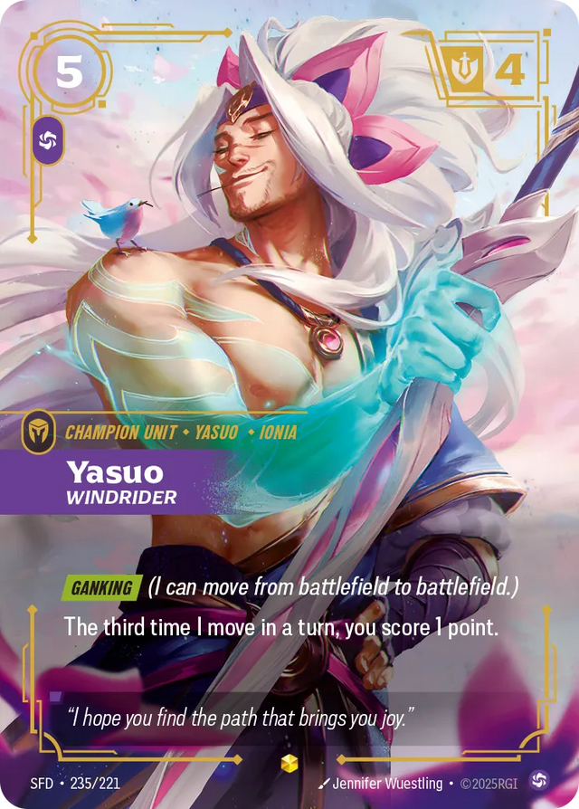 Riftbound Champion Unit: Yasuo – Windrider