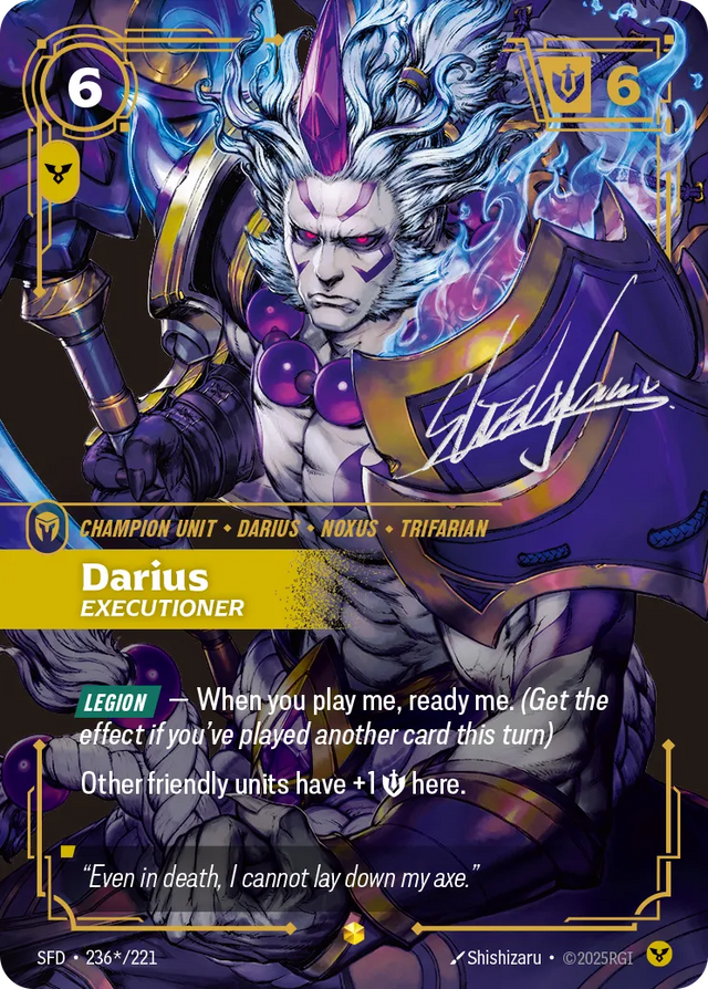 Riftbound Champion Unit: Darius – Executioner