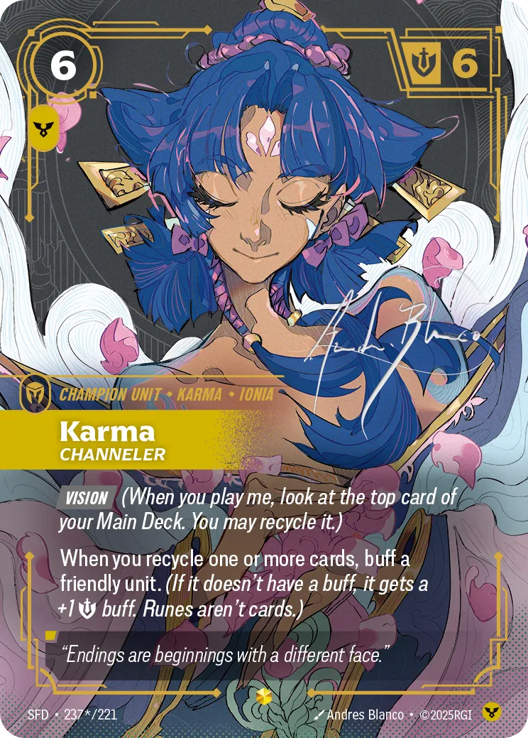 Riftbound Champion Unit: Karma – Channeler