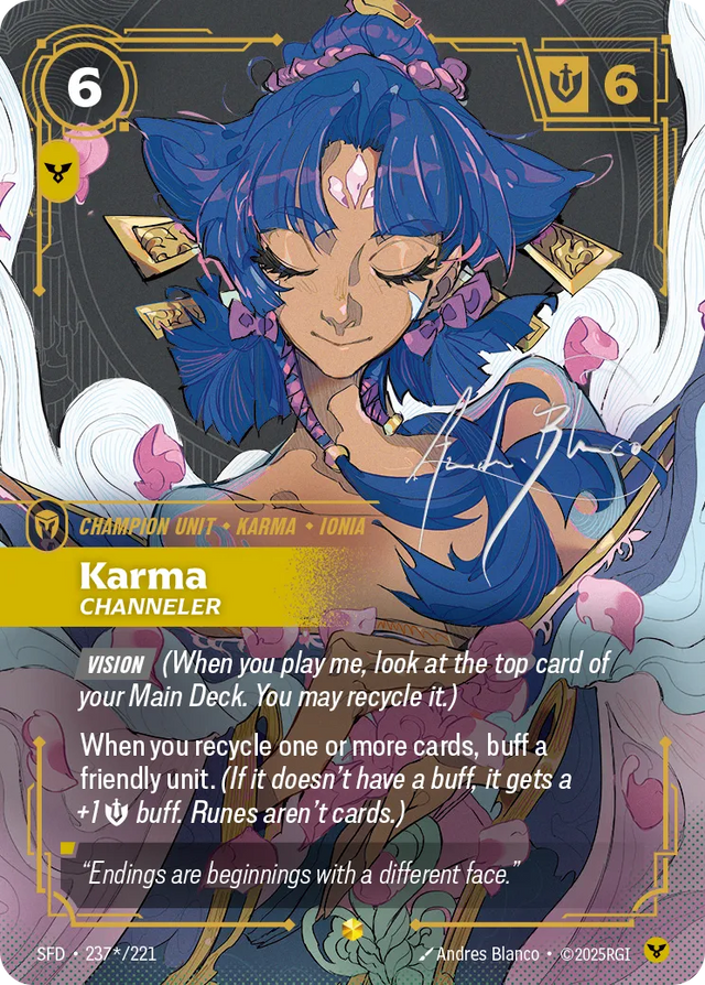 Riftbound Champion Unit: Karma – Channeler