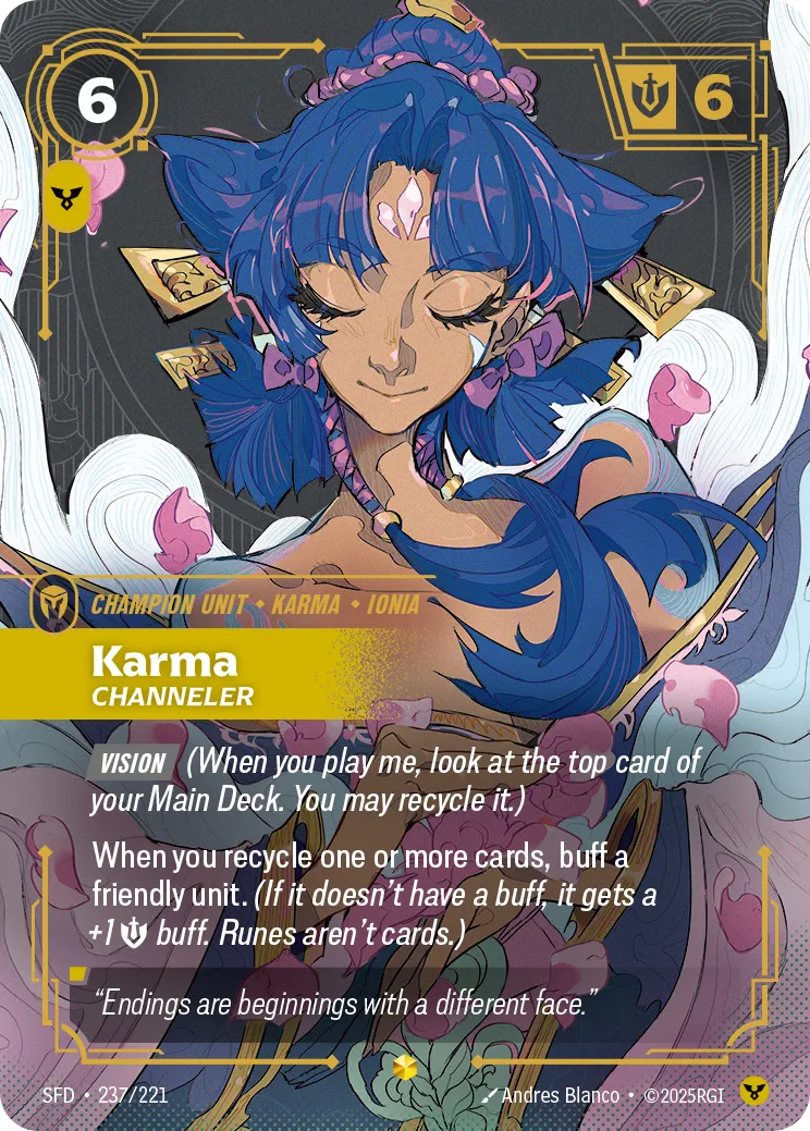Riftbound Champion Unit: Karma – Channeler