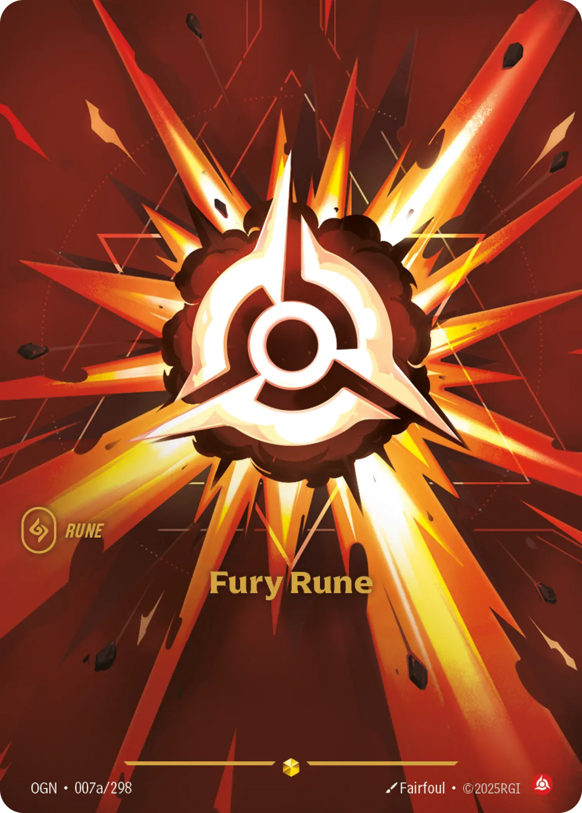 Riftbound Rune: Fury Rune