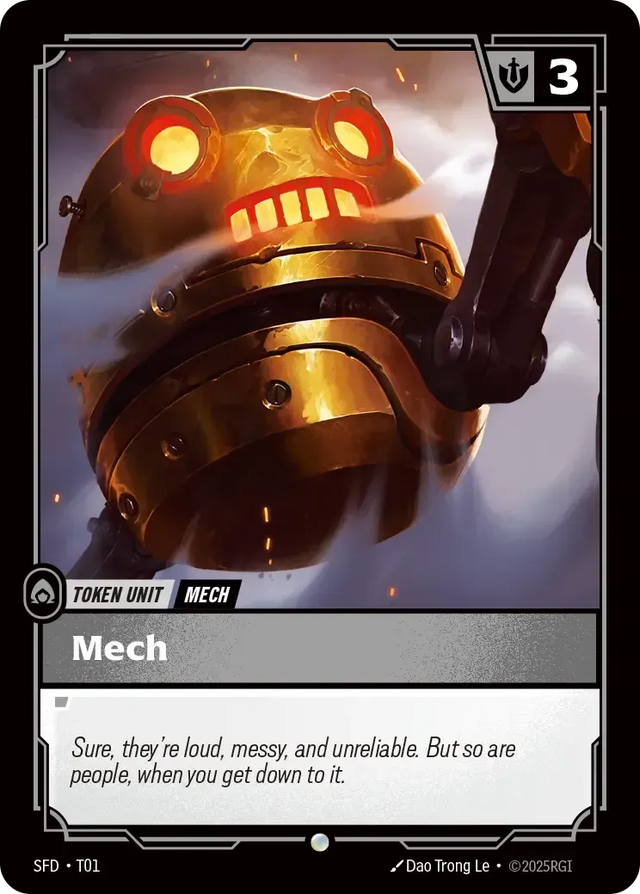 Riftbound Unit: Mech // Gold