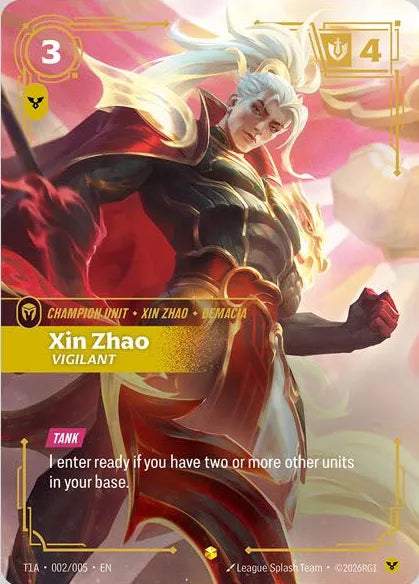 Riftbound promo: Xin Zhao – Vigilant