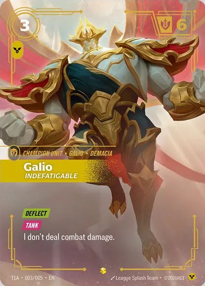 Riftbound promo: Galio – Indefatigable
