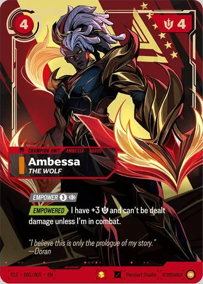 Riftbound promo: Ambessa – The Wolf
