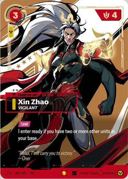 Riftbound promo: Xin Zhao – Vigilant