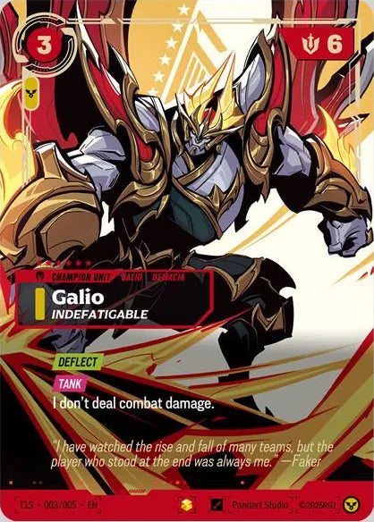 Riftbound promo: Galio – Indefatigable