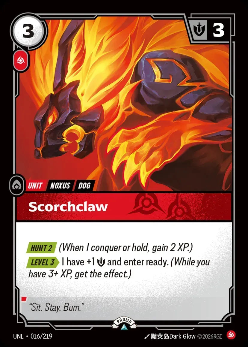 Riftbound promo: Scorchclaw