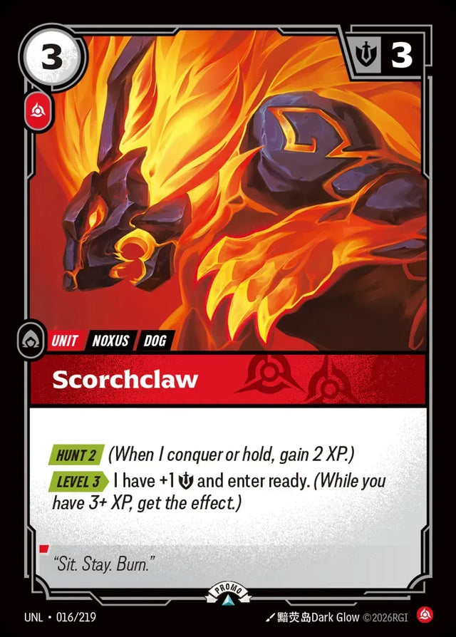 Riftbound promo: Scorchclaw