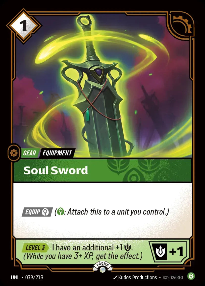 Riftbound promo: Soul Sword