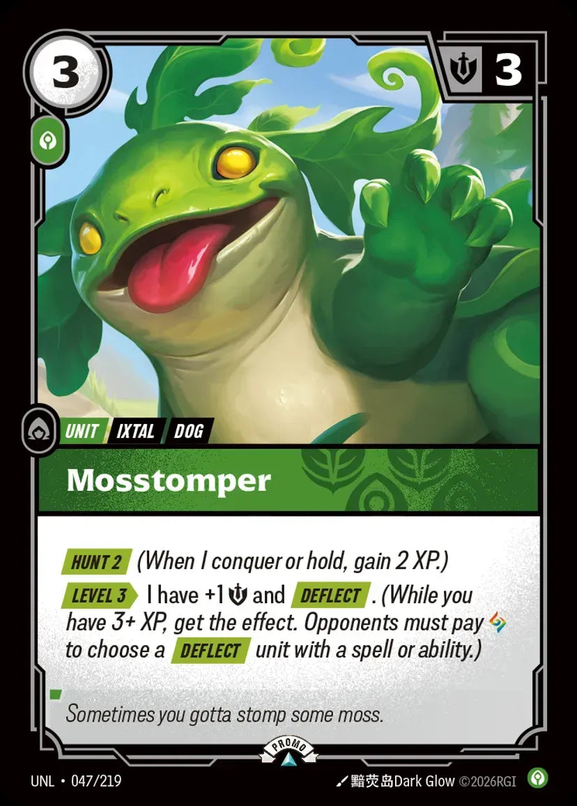 Riftbound promo: Mosstomper