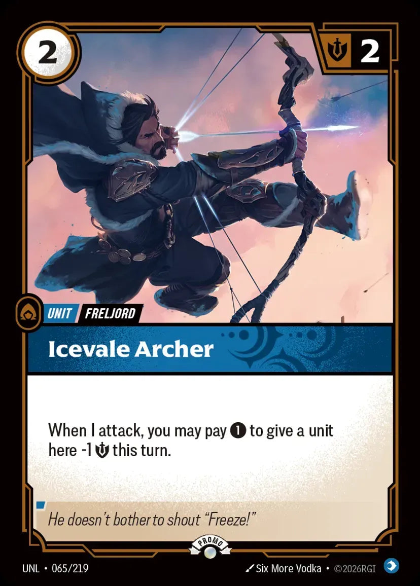 Riftbound promo: Icevale Archer