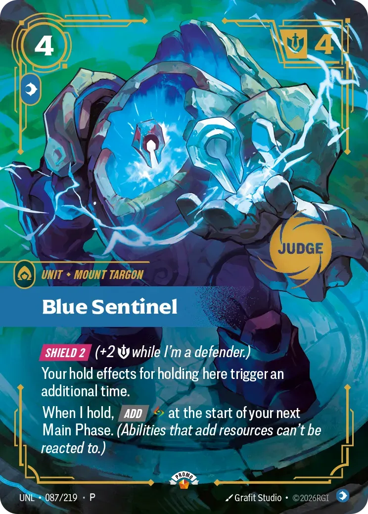 Riftbound Unit: Blue Sentinel