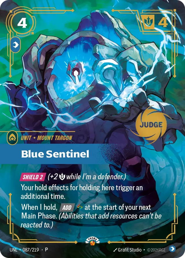 Riftbound Unit: Blue Sentinel