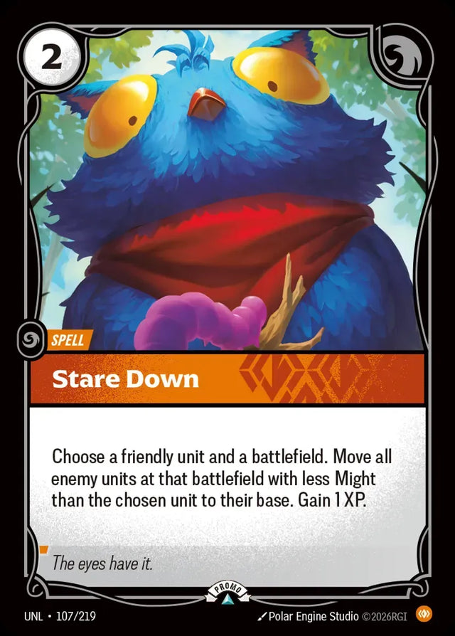 Riftbound promo: Stare Down