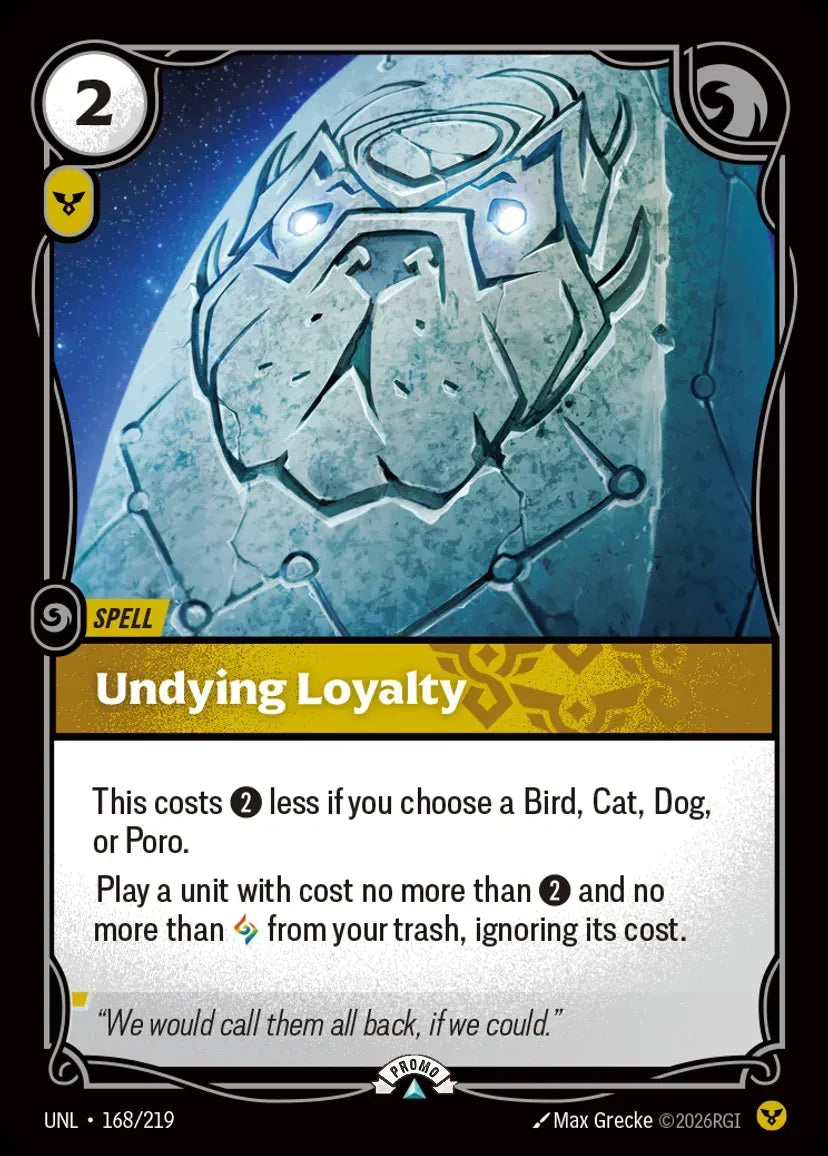 Riftbound promo: Undying Loyalty