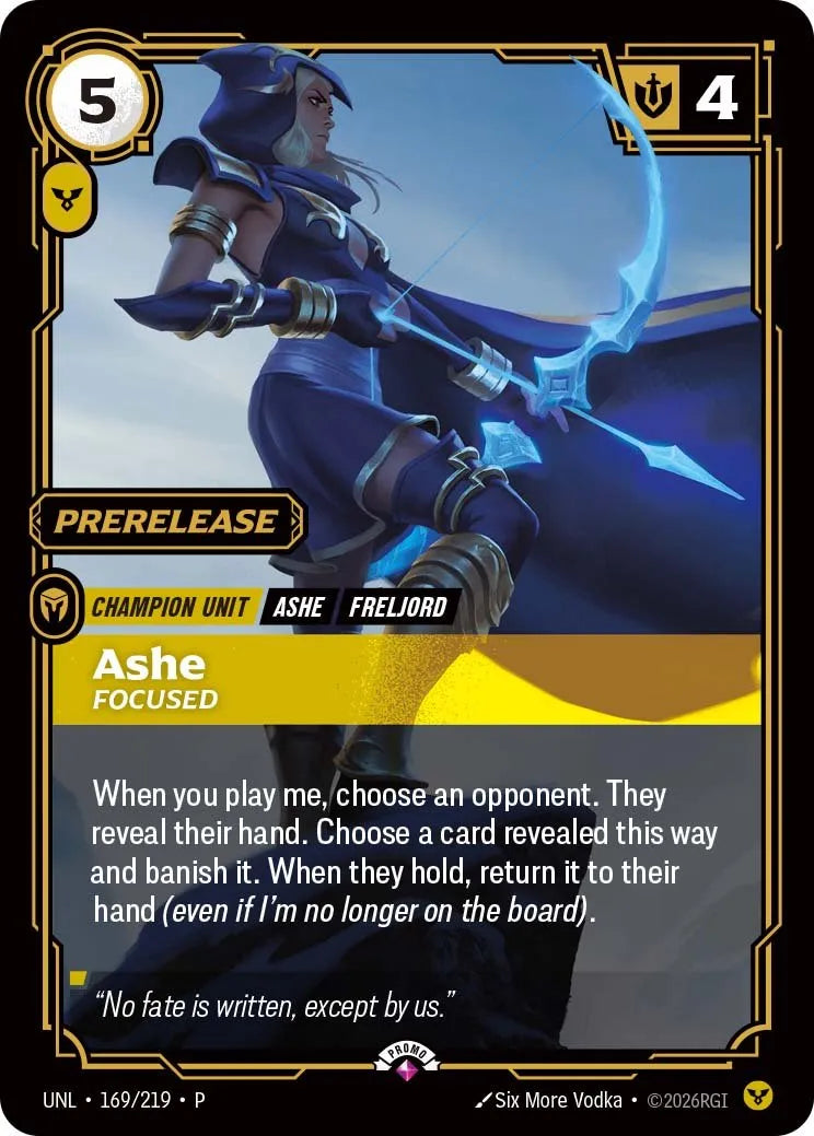 Riftbound promo: Ashe – Focused
