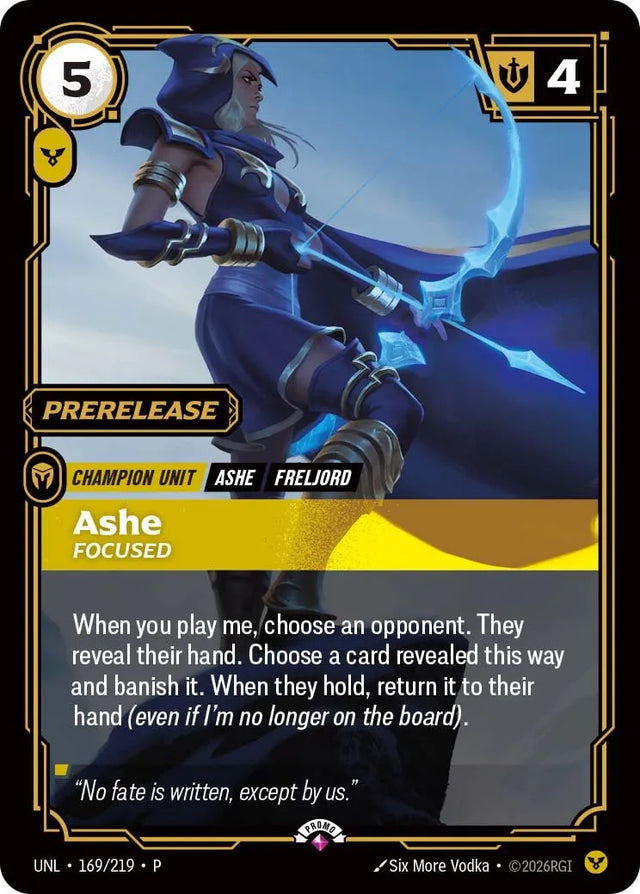 Riftbound promo: Ashe – Focused