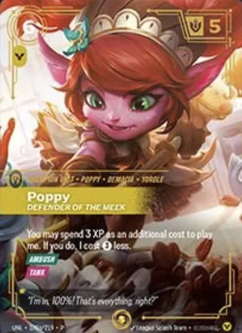 Riftbound Champion Unit: Poppy – Defender of the Meek
