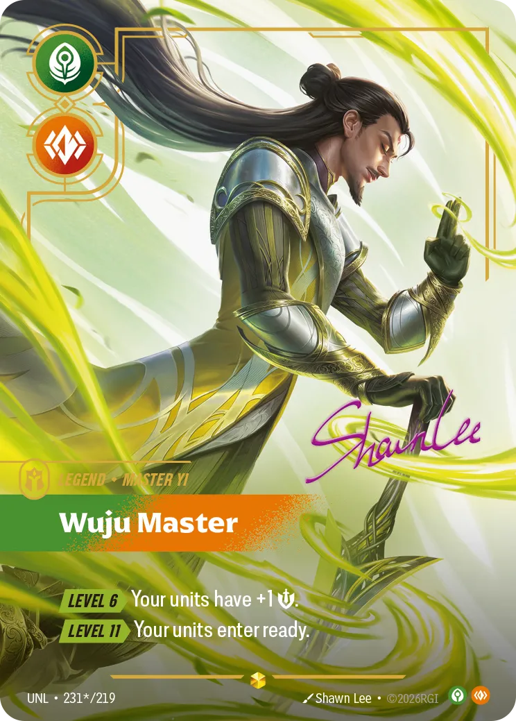 Riftbound Legend: Master Yi – Wuju Master