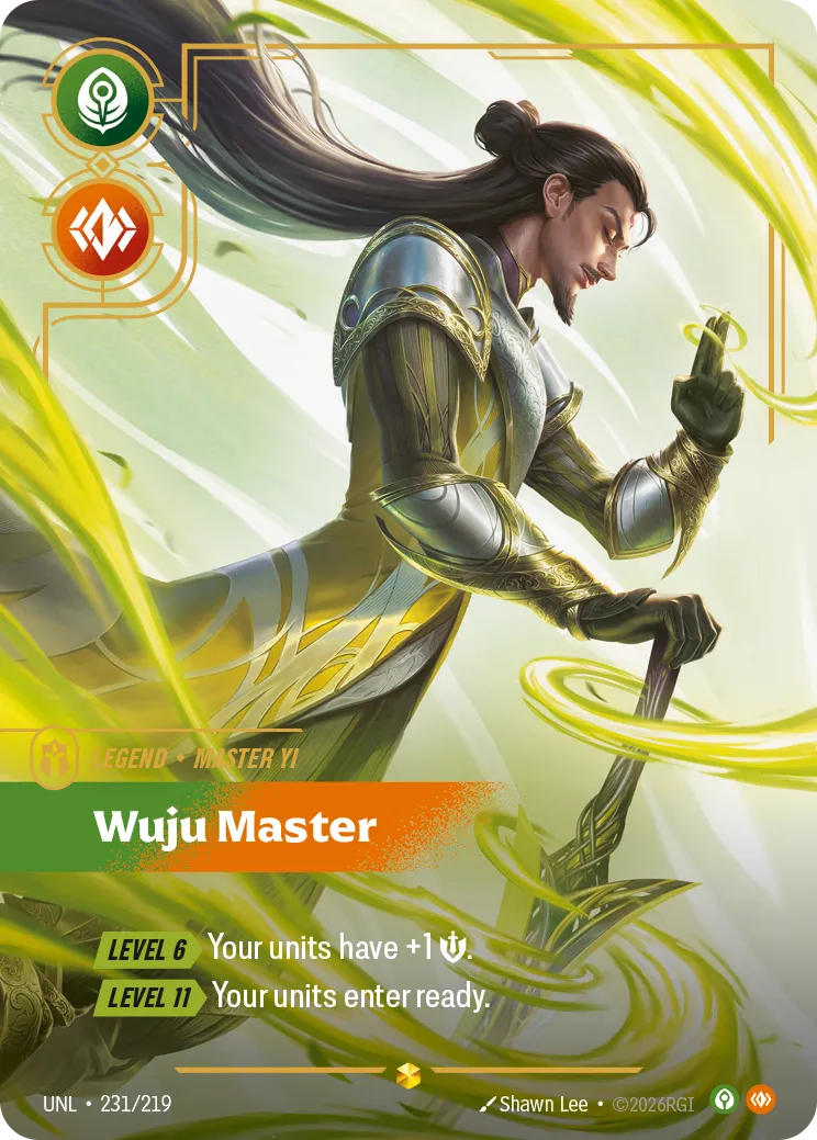 Riftbound Legend: Master Yi – Wuju Master