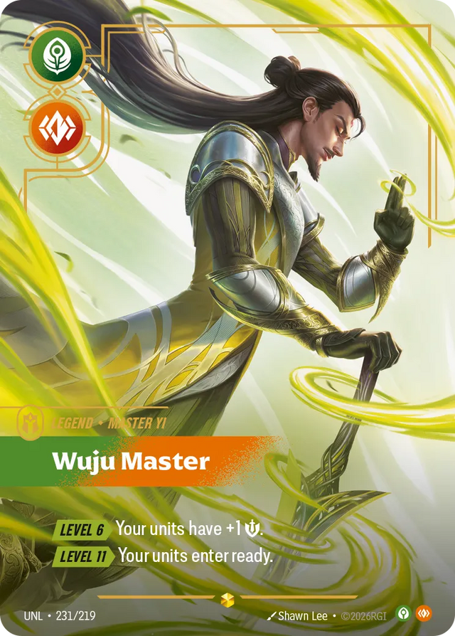 Riftbound Legend: Master Yi – Wuju Master