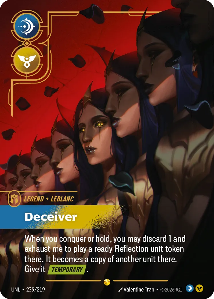 Riftbound Legend: LeBlanc – Deceiver