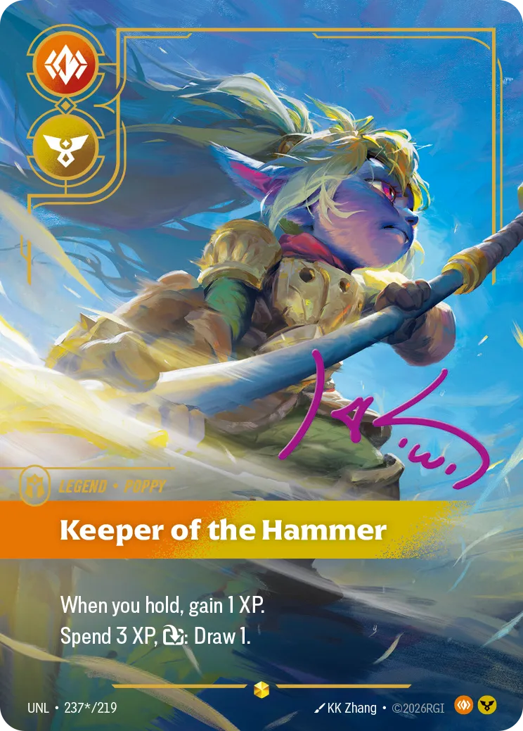 Riftbound Legend: Poppy – Keeper of the Hammer