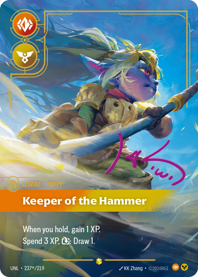 Riftbound Legend: Poppy – Keeper of the Hammer