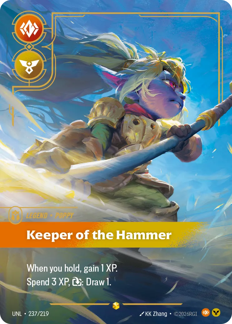 Riftbound Legend: Poppy – Keeper of the Hammer