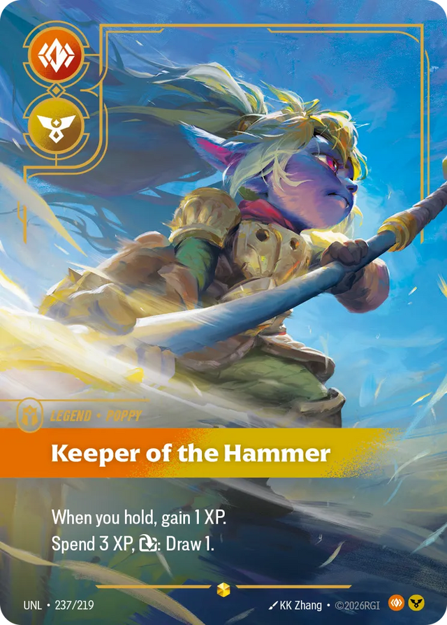Riftbound Legend: Poppy – Keeper of the Hammer