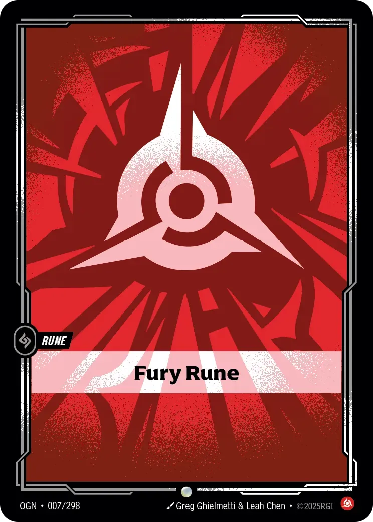 Riftbound Rune: Fury Rune