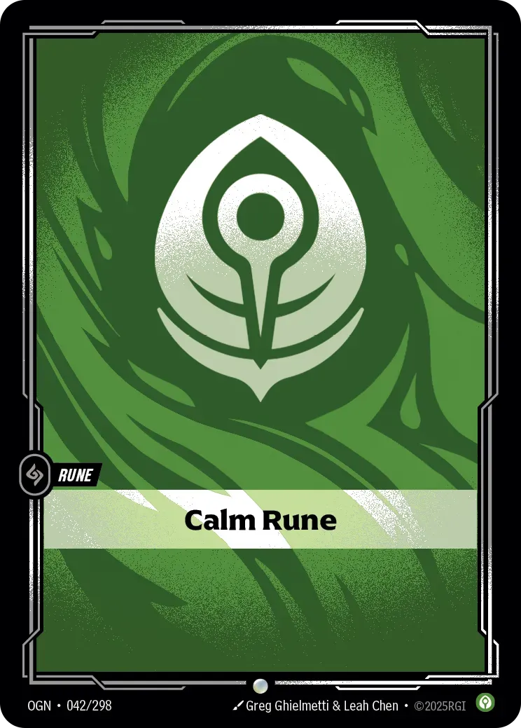 Riftbound Rune: Calm Rune