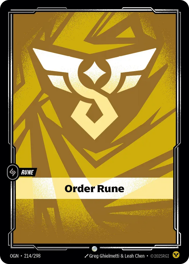 Riftbound Rune: Order Rune