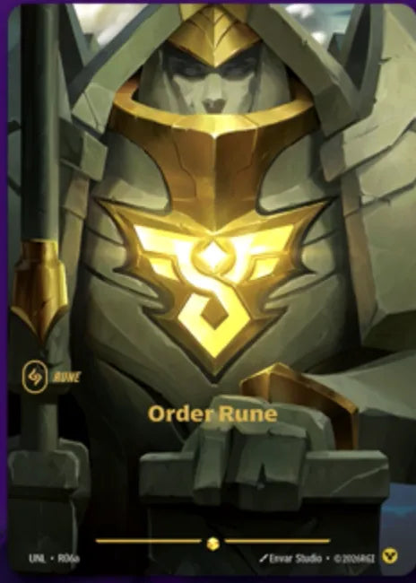 Riftbound Rune: Order Rune