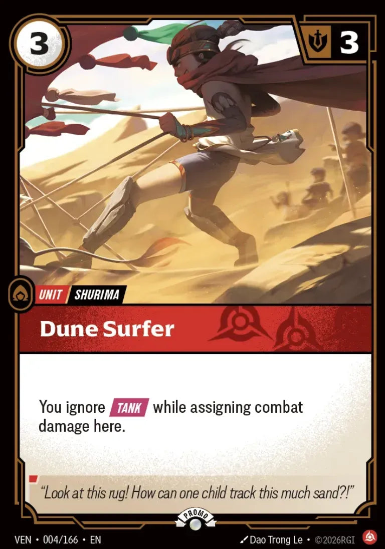 Riftbound promo: Dune Surfer