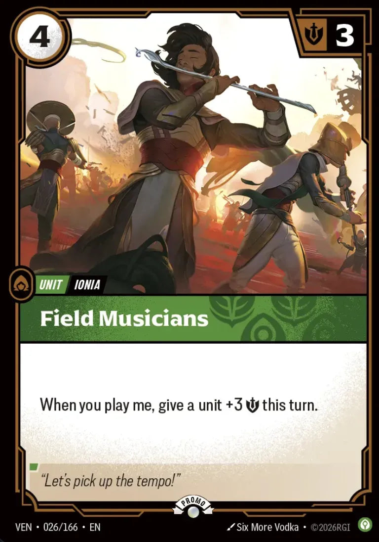 Riftbound promo: Field Musicians