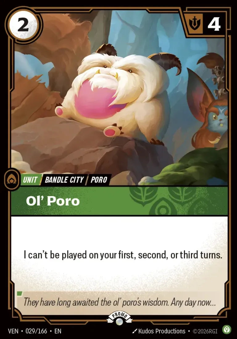 Riftbound promo: Ol' Poro