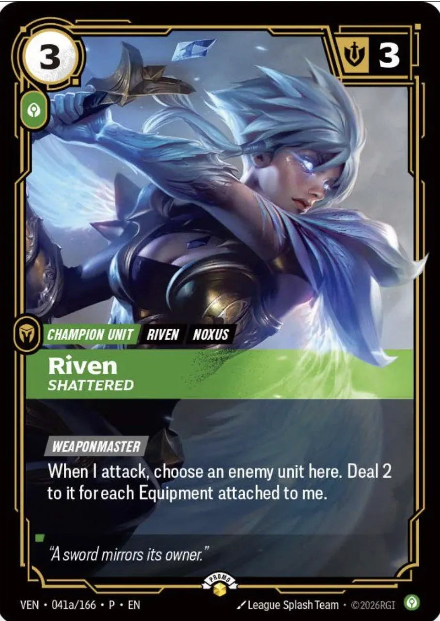 Riftbound Champion Unit: Riven – Shattered