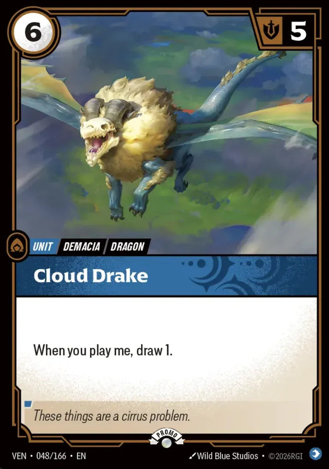 Riftbound promo: Cloud Drake