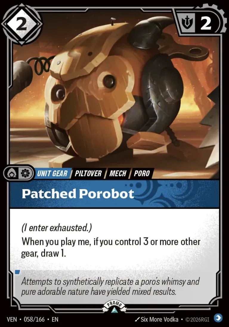 Riftbound promo: Patched Porobot