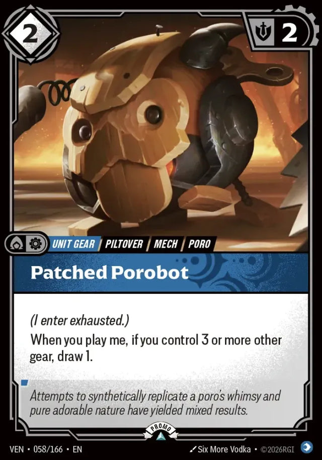 Riftbound promo: Patched Porobot