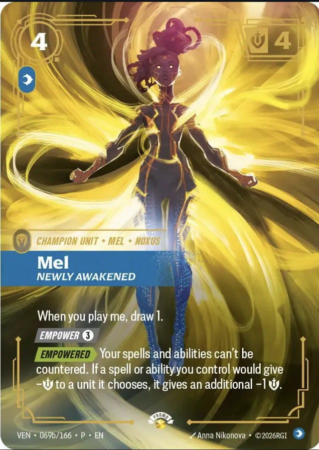 Riftbound promo: Mel – Newly Awakened