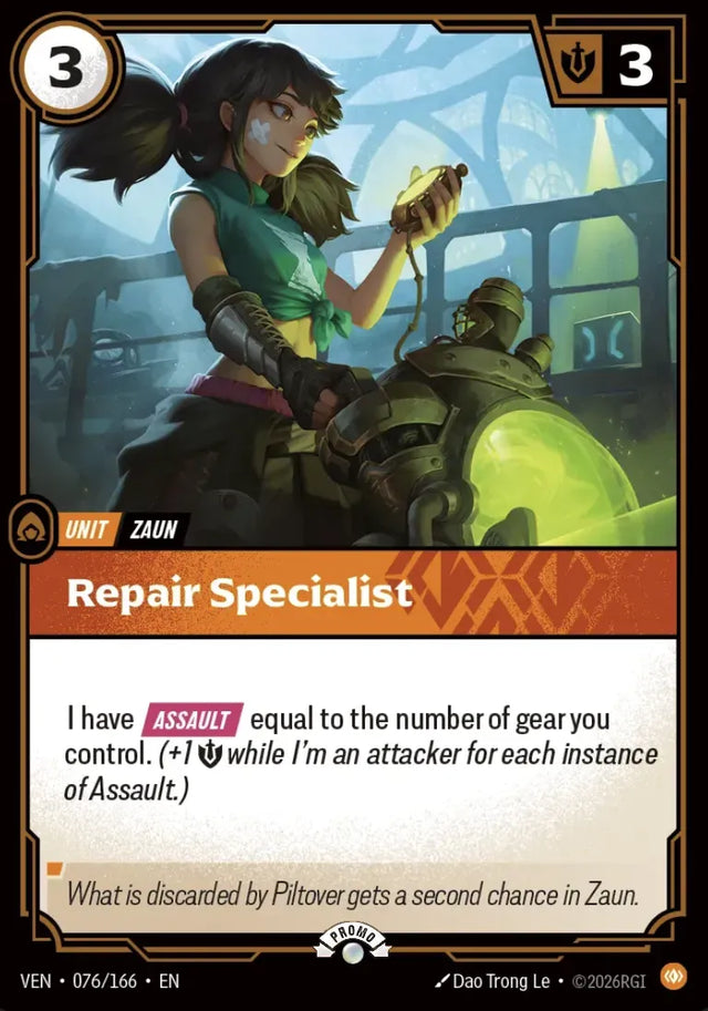 Riftbound promo: Repair Specialist