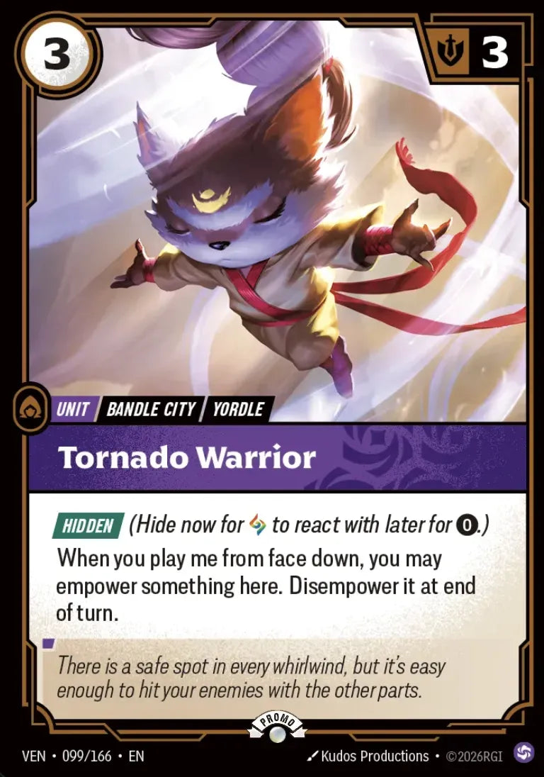 Riftbound promo: Tornado Warrior