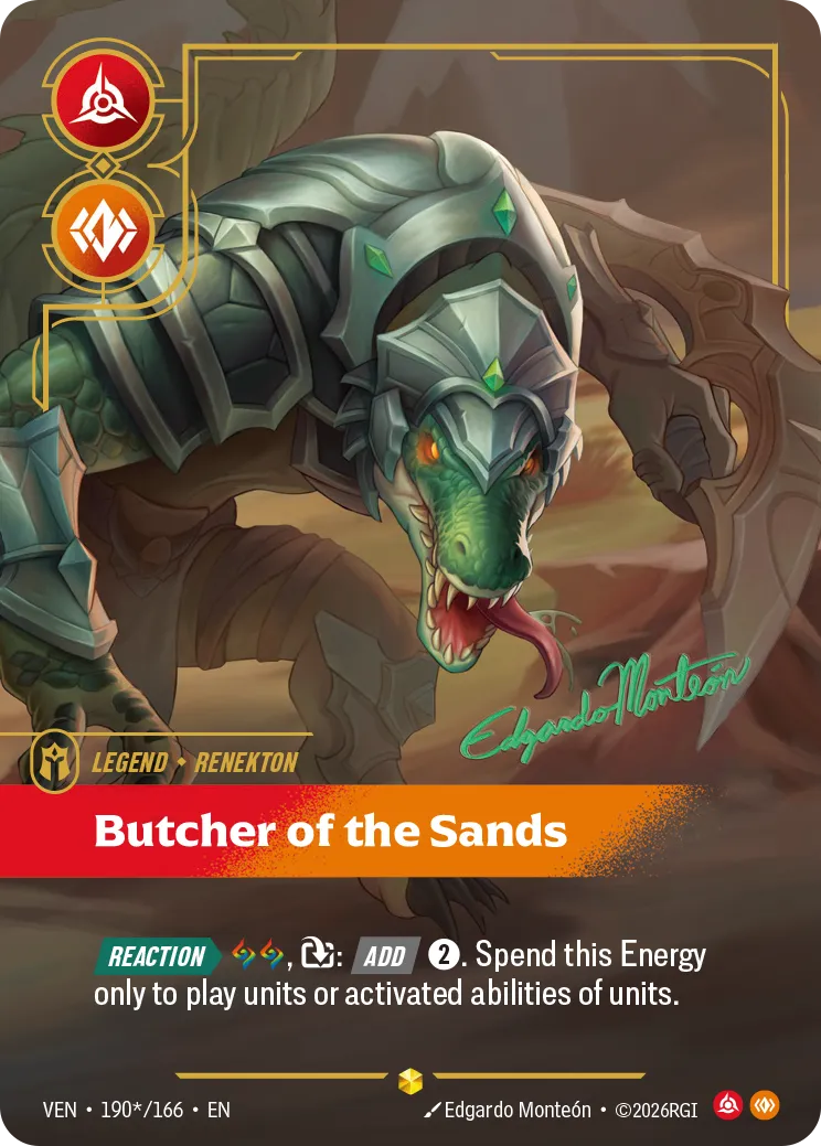 Riftbound Legend: Renekton – Butcher of the Sands